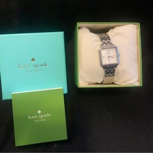 Kate Spade classic stainless steel watch- excellent condition.